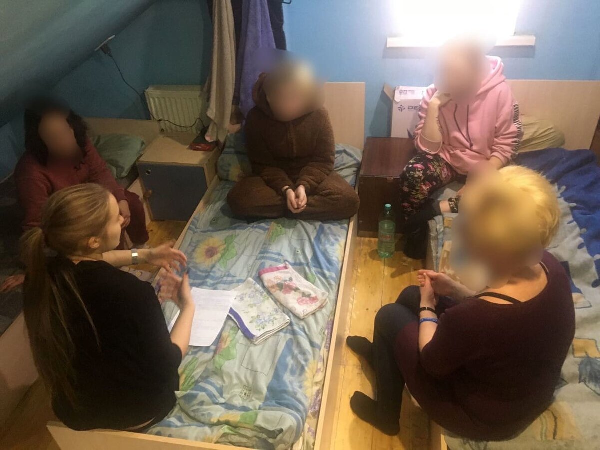 Наши девочки на реабилитации в центре