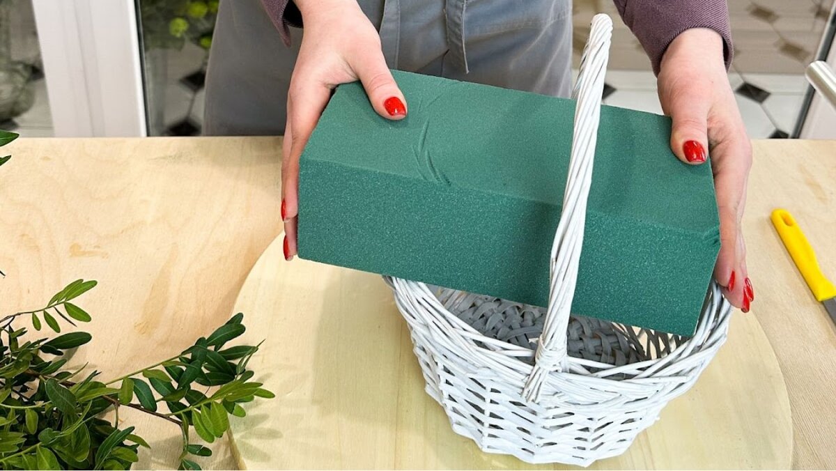 Замачиваем оазис в воде