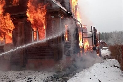    Пожар в жилом доме в городском округе Балашиха © Сайт Главного управления МЧС России по Московской области