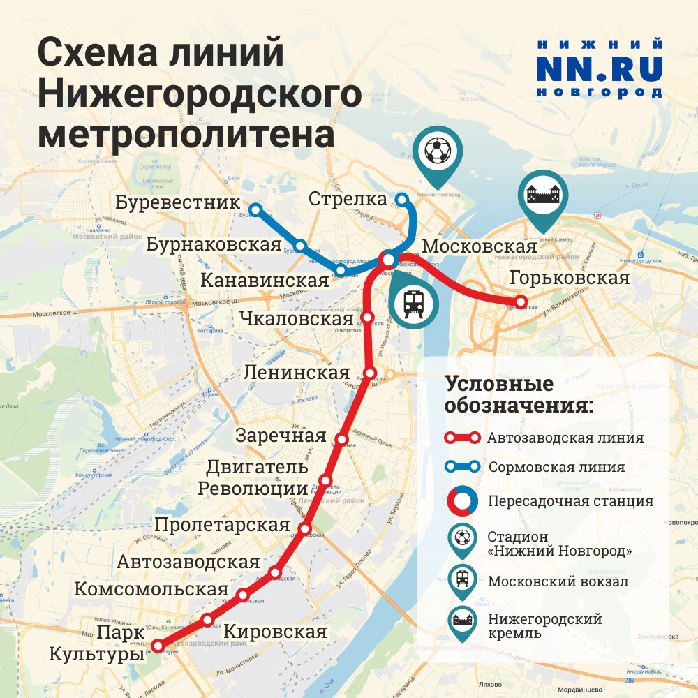 Метро нн