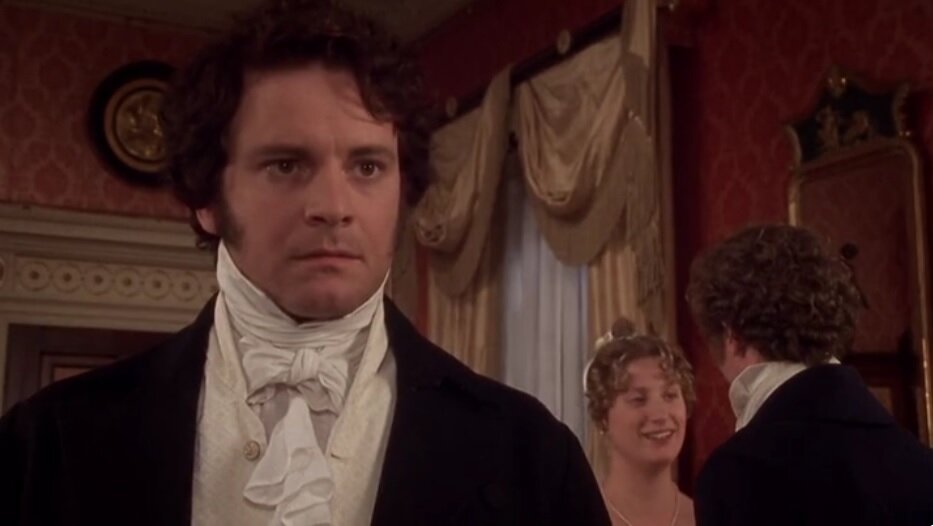 Кадр из сериала "Гордость и предубеждение" (1995)