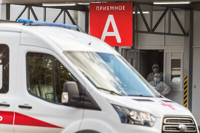    Временный госпиталь в конгрессно-выставочном центре «Сокольники» ©Пелагия Тихонова РИАМО