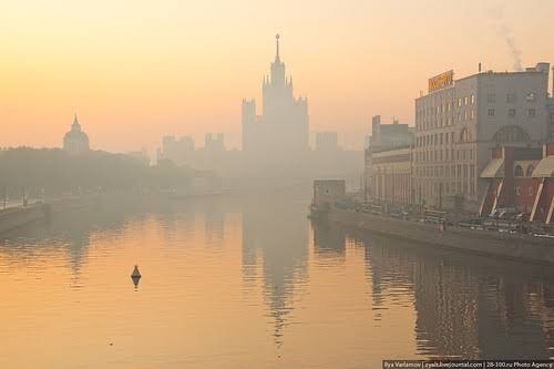 Москва на рассвете 