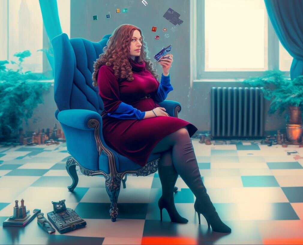 Картинка, сгенерированная другой нейросеть