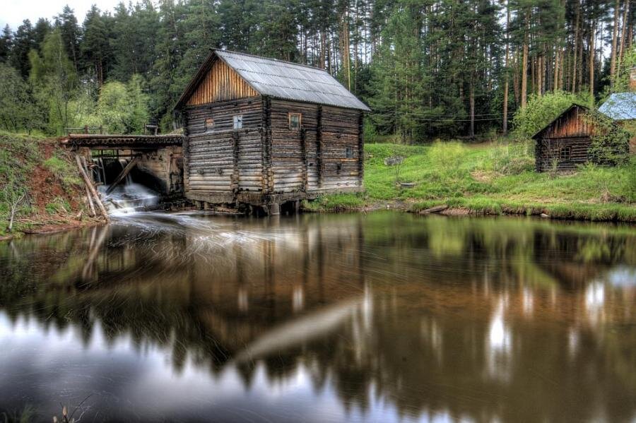 Водяная мельница в Удмуртии. Изображение из открытых источников