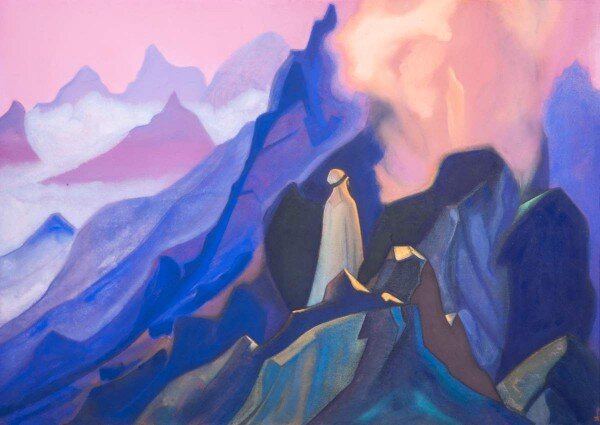 Н.К. Рерих. Пророк (Магомет на горе Хира) 1938. Русский музей https://rusmuseumvrm.ru/data/collections/painting/19_20/zh-7104/index.php