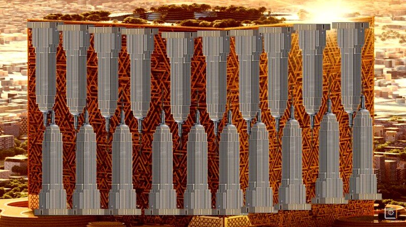    Видео: в Саудовской Аравии построят небоскреб в форме гигантского куба