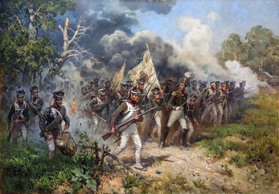 Воин 1812 года картинка