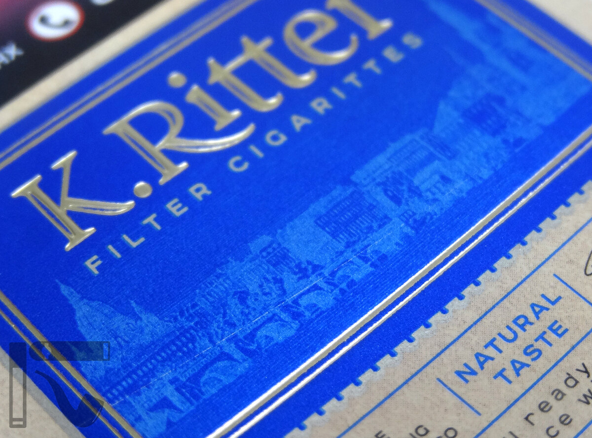 Сигареты K.Ritter Natural Taste. Фото: © канал "Уголок Курильщика"