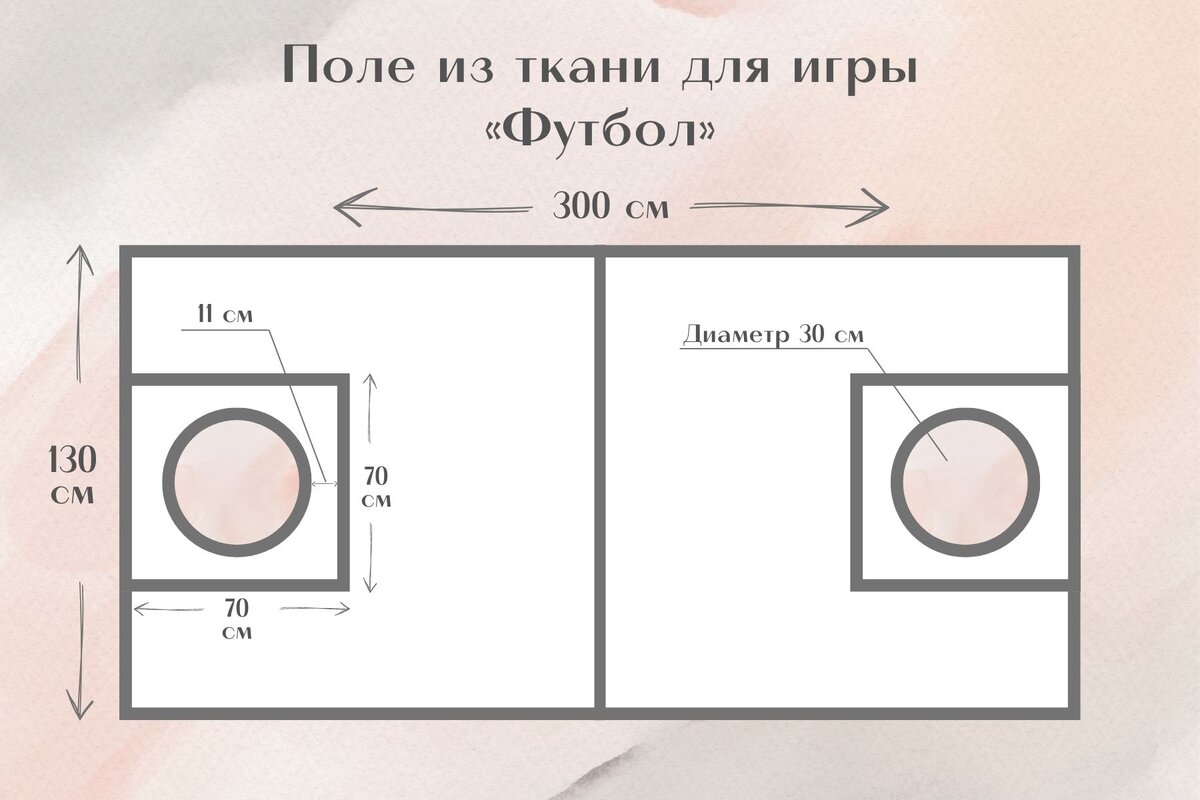 Футбольное поле для детской игры | Швейный сундучок | Дзен