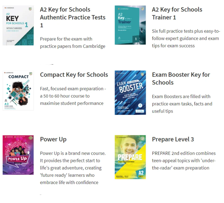 Источник скриншота https://www.cambridgeenglish.org/exams-and-tests/key-for-schools/preparation/   Подробнее по жтой же ссылке о кембриджском экзамене Key for Schools, CEFR A2/  Там же смотрите список слов (pdf), которые нужно знать на уровне A2 (обновление формата по состоянию на 2020 год) 