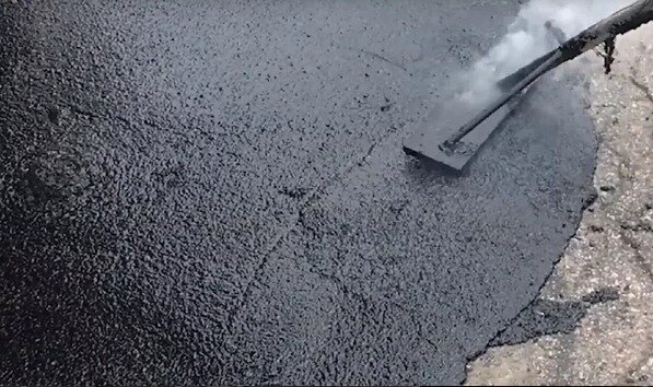 Асфальт литой для покрытий тротуаров