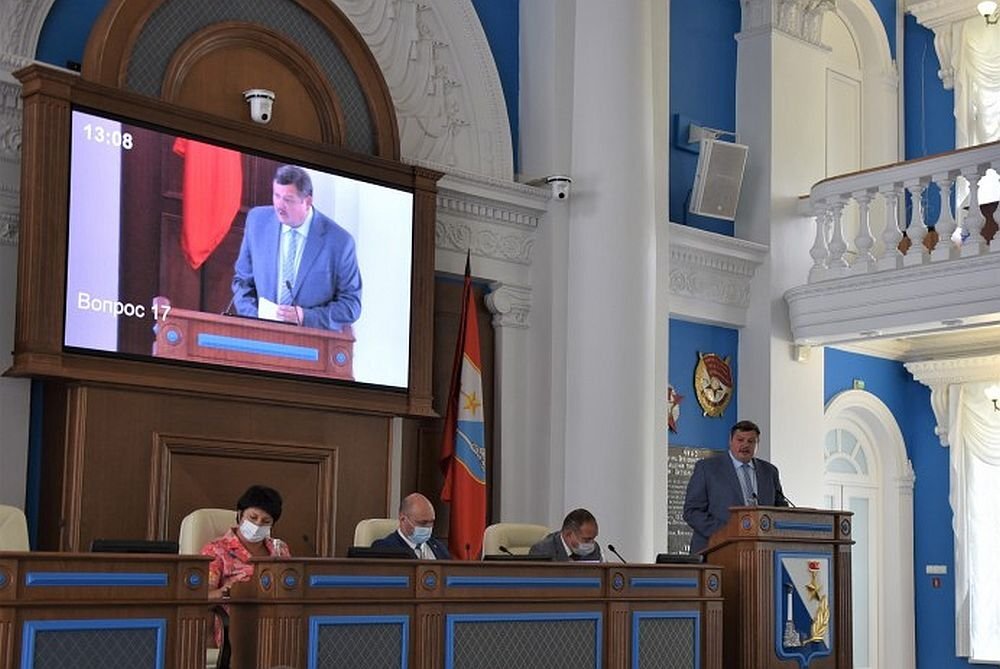 13 июля 2021 года, завершающее заседание IV сессии II созыва заксобрания. Фото: sevzakon.ru