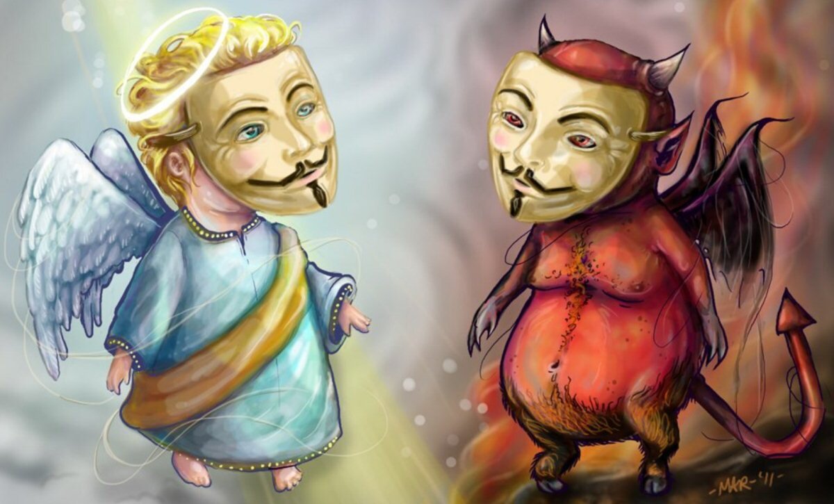 Свет и тьма – две антагонистичные силы в мире.