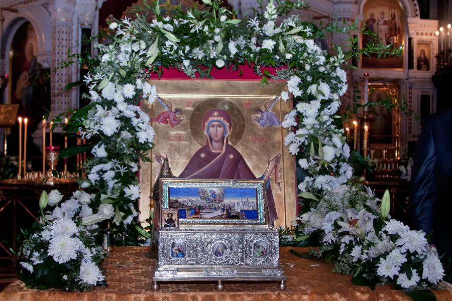 Афон,храм Положения честного пояса Пресвятой Богородицы. Из свободного доступа 