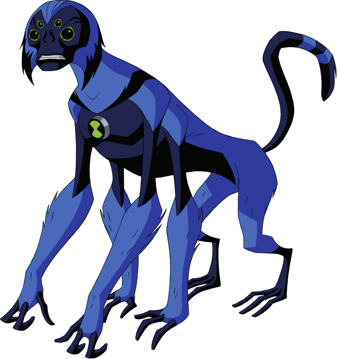 10 место Обезьяна-паук раса арахношимпанзе 