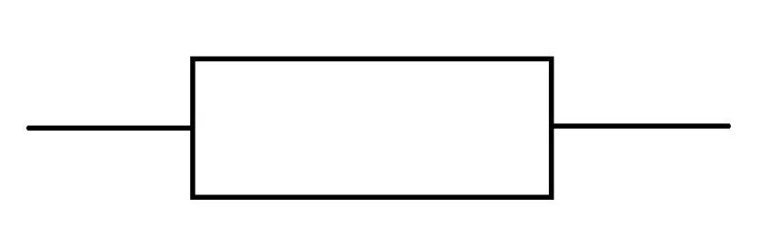 Как изображается сопротивление на схеме