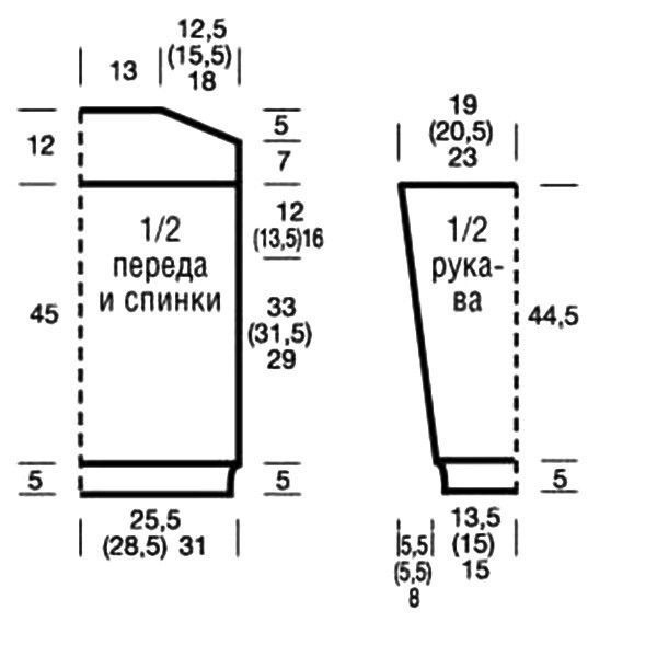 Носки спицами из пряжи 