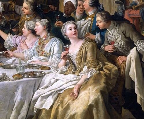�The Hunt Lunch� (1737) by Jean-François de Troy (1679-1752)