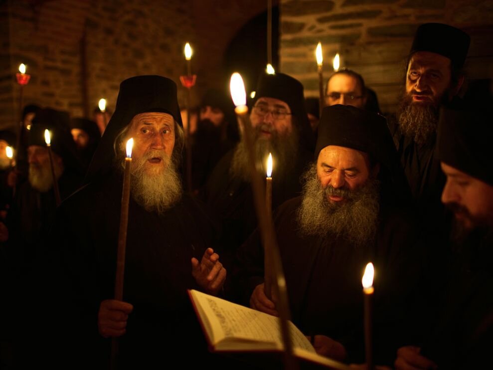 Афон монах Чайка