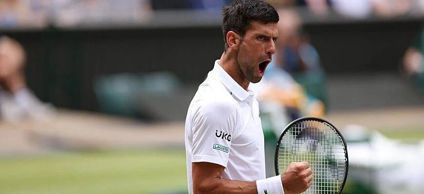 Сербский теннисист Новак Джокович, juniortennis.ru