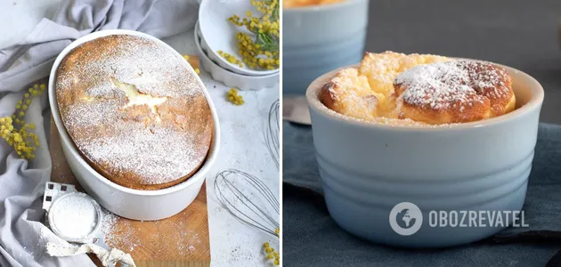 Рецепт творожного суфле в духовке