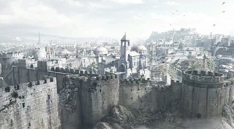 Модель средневековой Акры