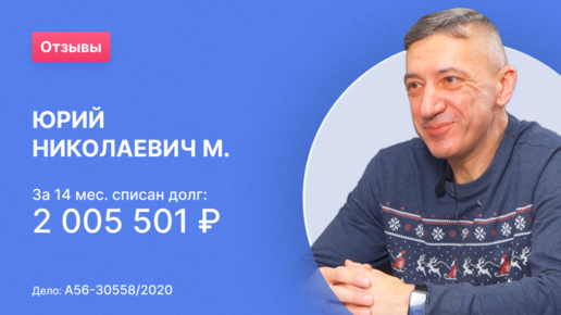 Юрий Николаевич М. (Номер дела: А56-30558/2020)