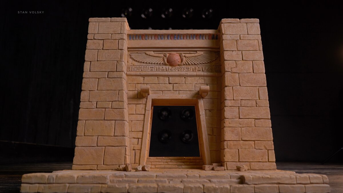 Диорама Anubis Temple по игре Overwatch