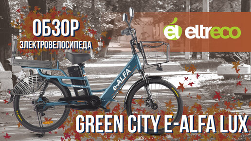 Электровелосипед Green City e-ALFA LUX