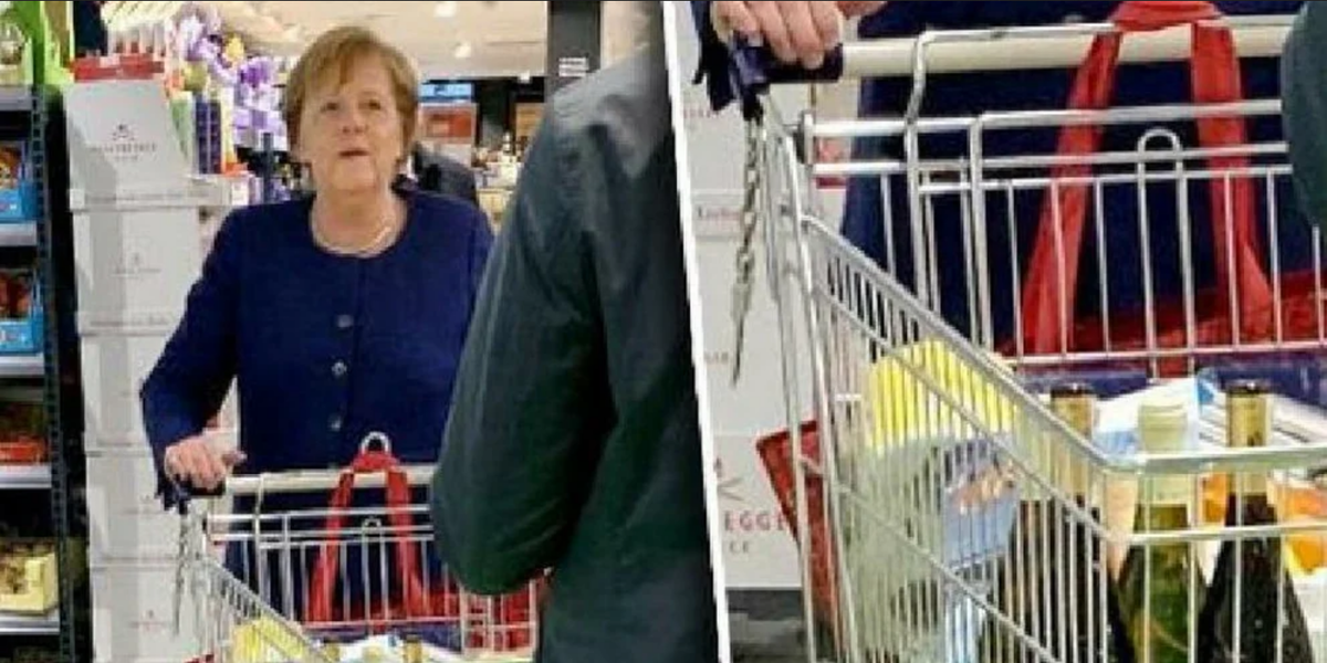 Ангеле Меркель также не чуждо ничего человеческое: в период начала пандемии политик знатно затарилась алкоголем (источник сообщает, что одна бутылка стоит в районе 700 рублей), туалетной бумагой и мылом. 