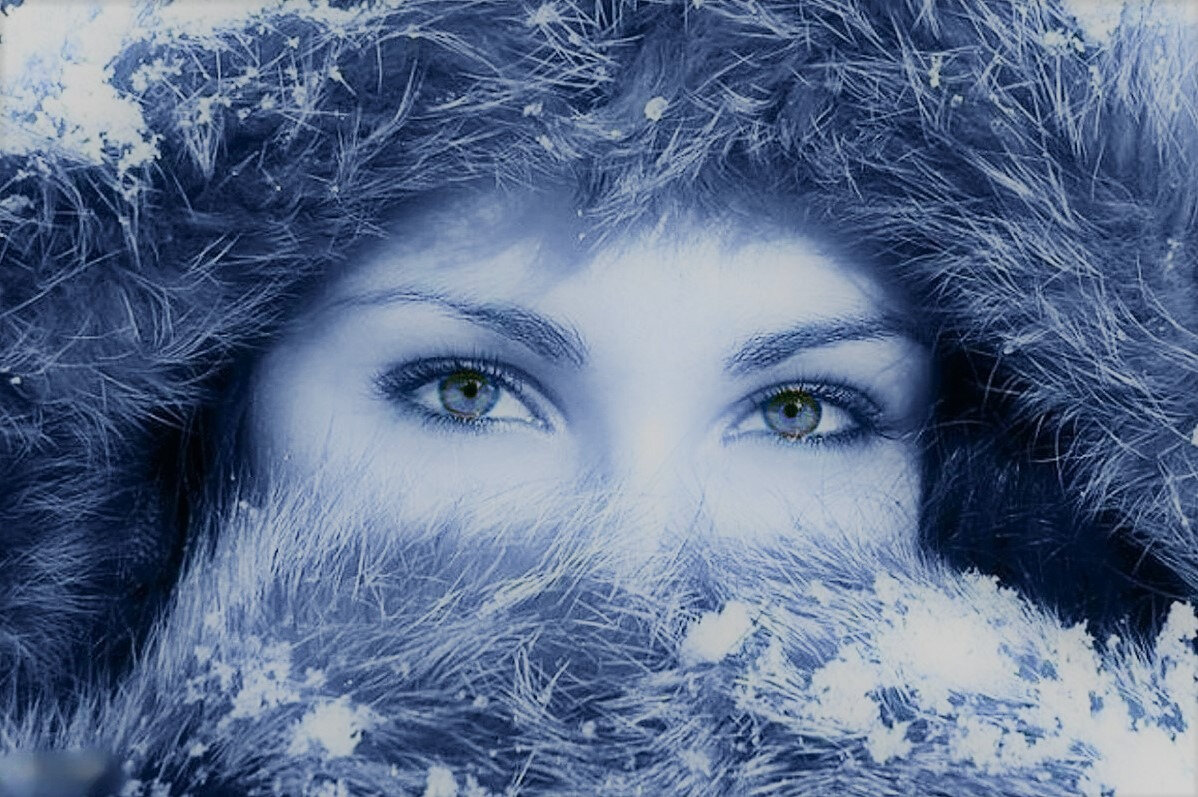 Девушка зима