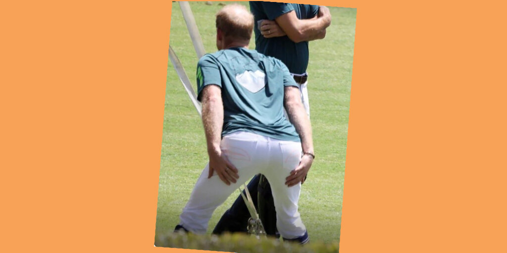 Принц Гарри во время игры в поло. Фото: Getty Images