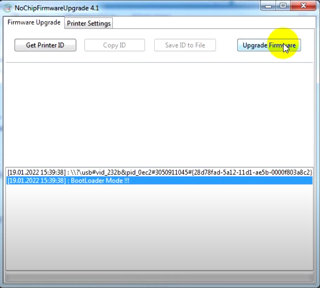 Выбираем файл M6500_2A_Bootloader