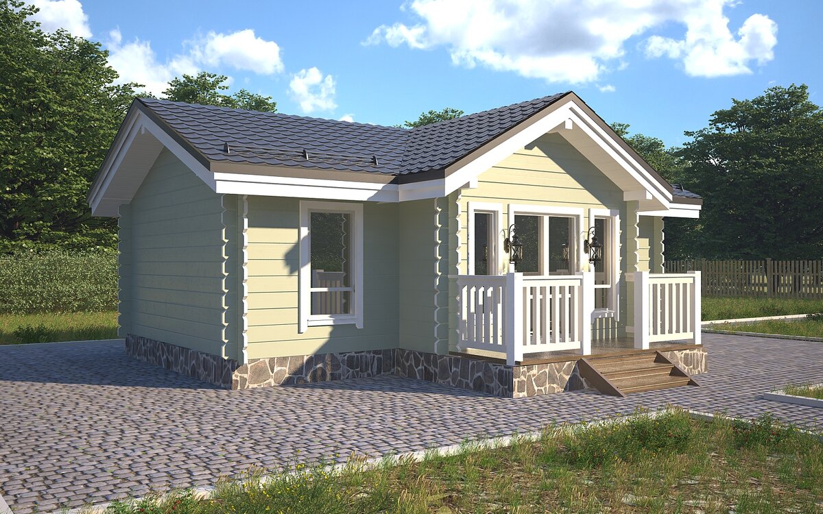 Снаружи выглядит как терем из сказки