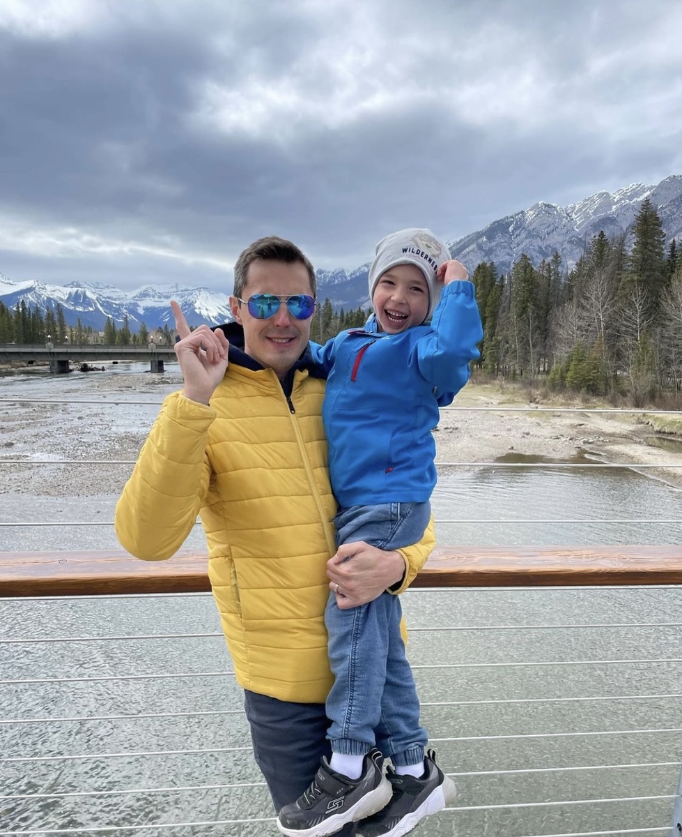 Леша с сыном