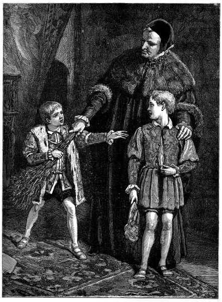 Принц Эдуард и Барнаби на иллюстрации У.Стейси