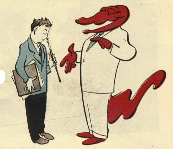 Посмеёмся из журнала Крокодил за 1960 год, вместе с крокодилом большая подборка карикатур.