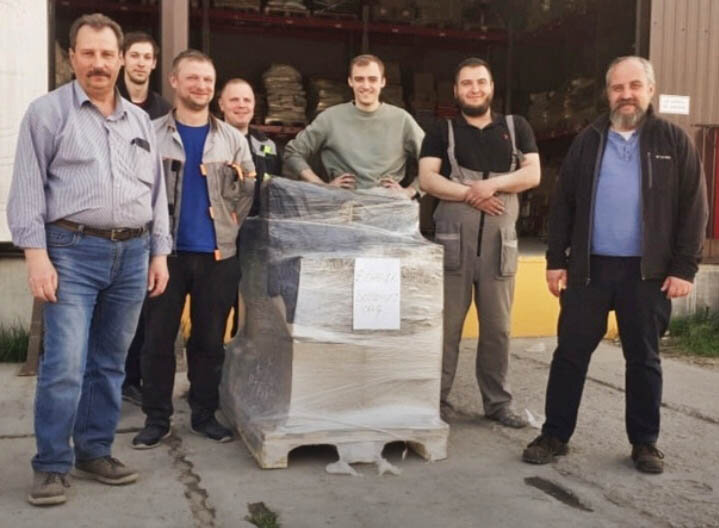 Отгрузка садового инструмента для Донецкого ботанического сада со склада фирмы «Дюнамис» в Московской области