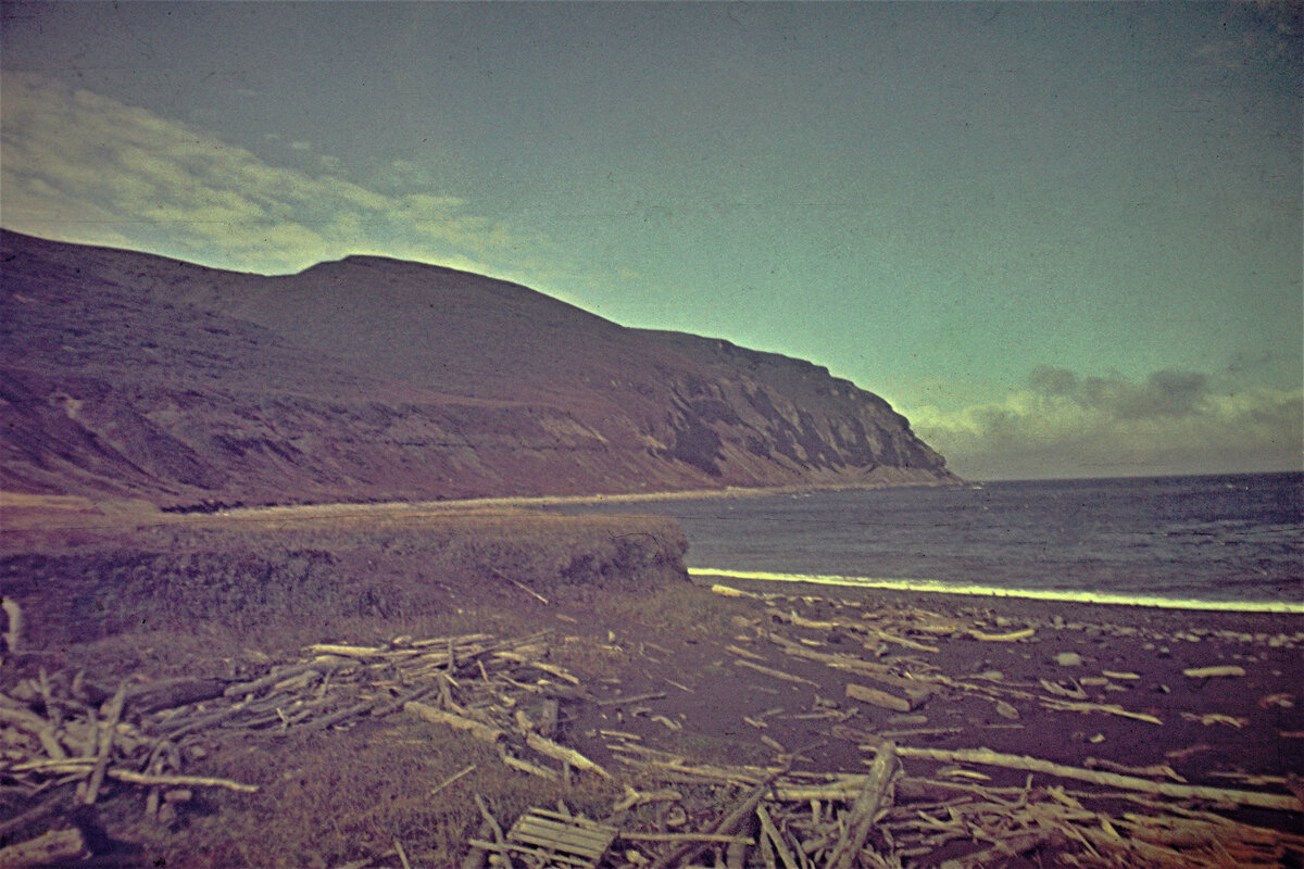 Отлив охотской стороны в сторону бухты "Китобойная"