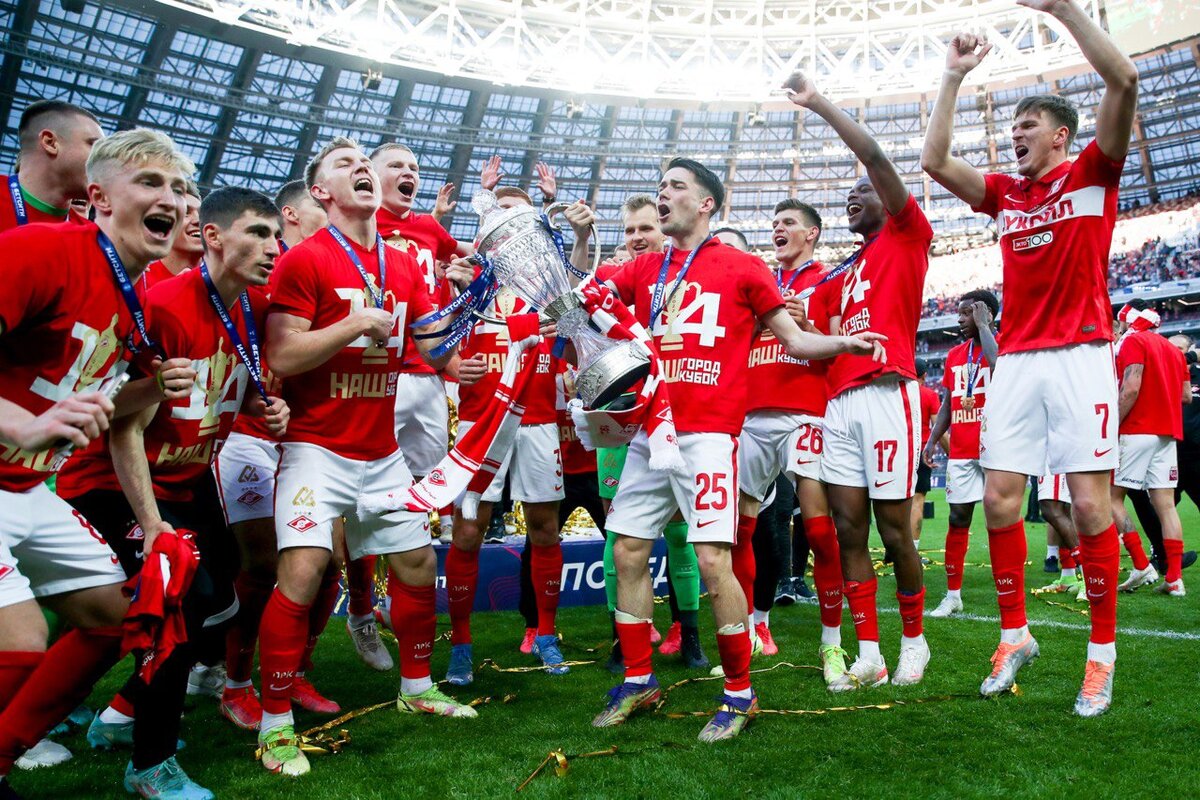 Игроки Московского "Спартака"
