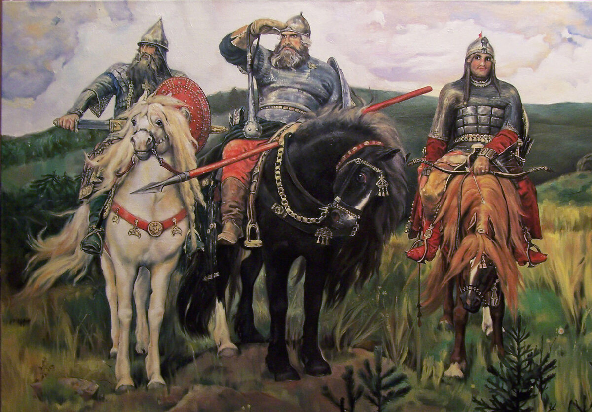 Картина В. Васнецова "Три богатыря", 1898 год/ © muzei-mira.com