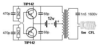 Схем таких преобразователей много .
