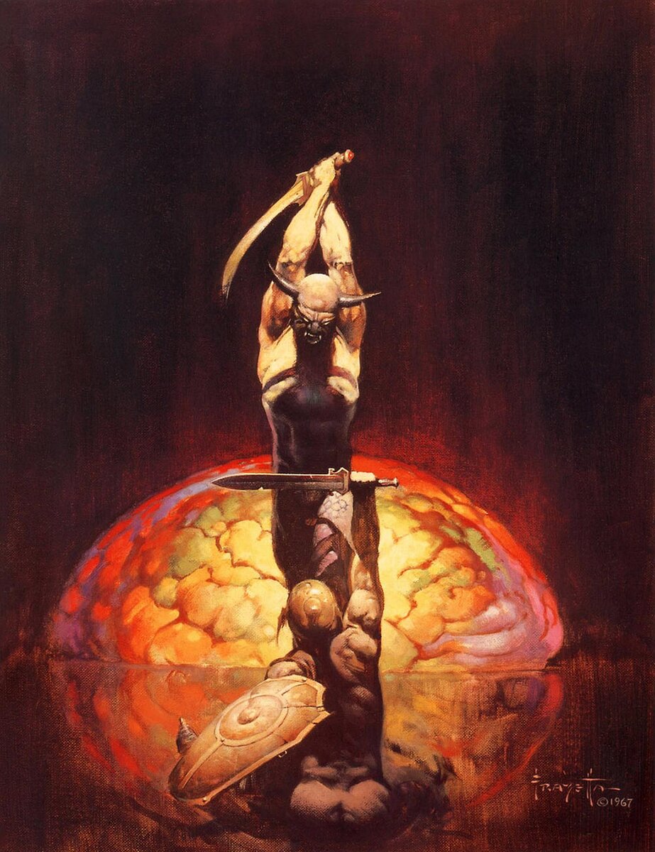 «Brain» by Frank Frazetta