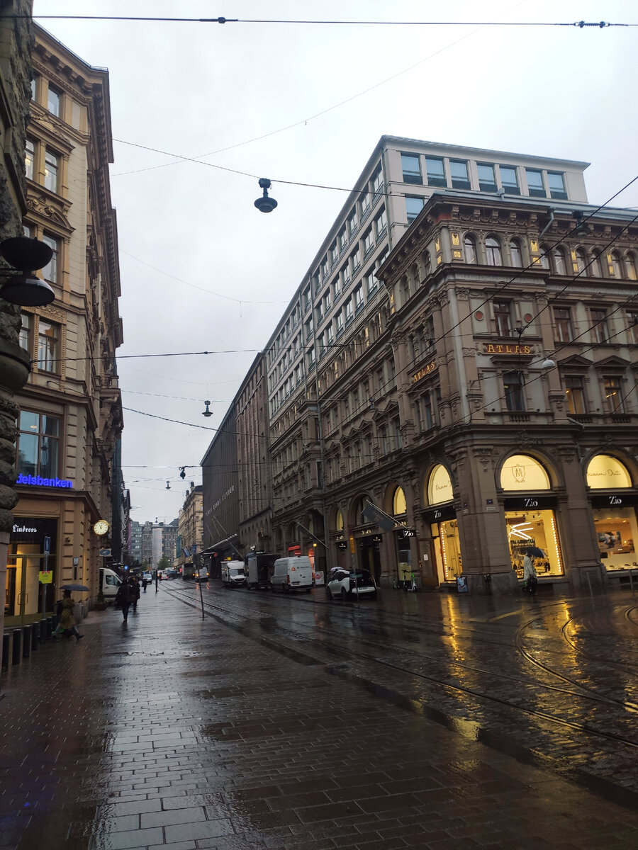 В Хельсинки дождит