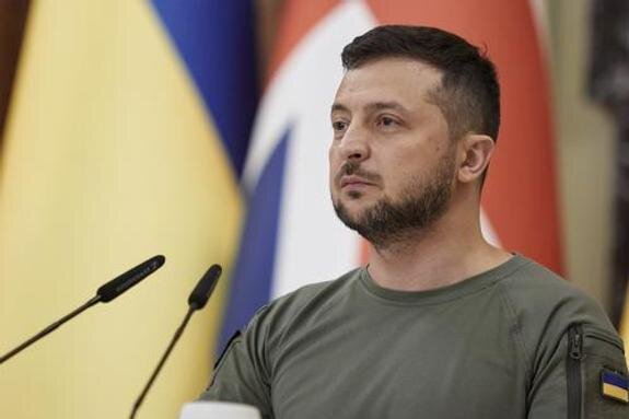    президент Украины Владимир Зеленский, Sarsenov Daniiar/Ukraine Preside/ globallookpress.com