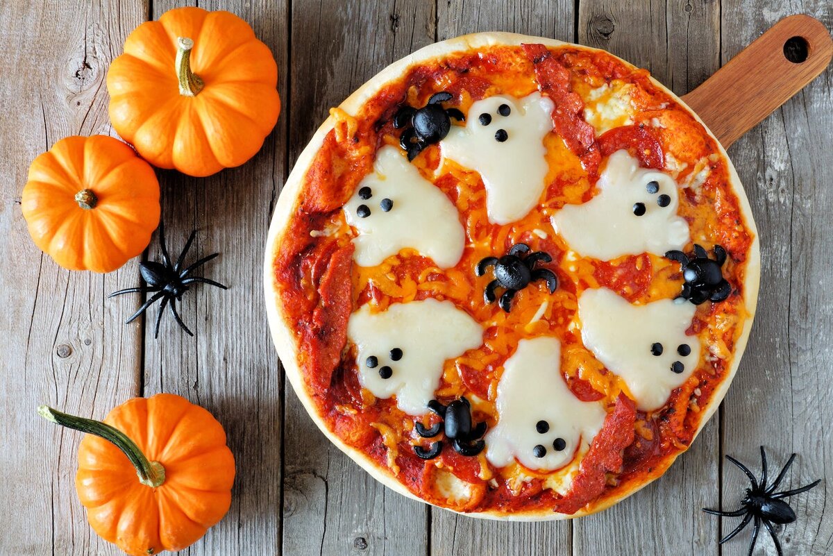 хэллоуин пицца рецепт фото 6