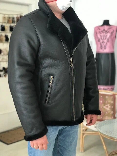 Пошив мужской дубленки. Ателье Ирины Берзиной.