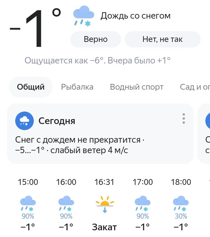 Скрини прогноза погоды.