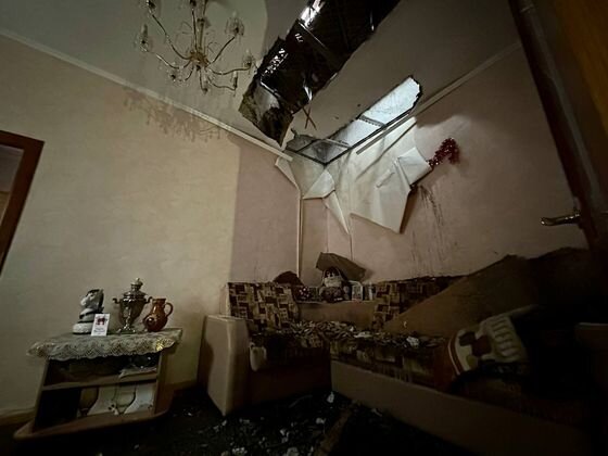    Последствия обстрела Телеграмм-канал Вячеслава Гладкова